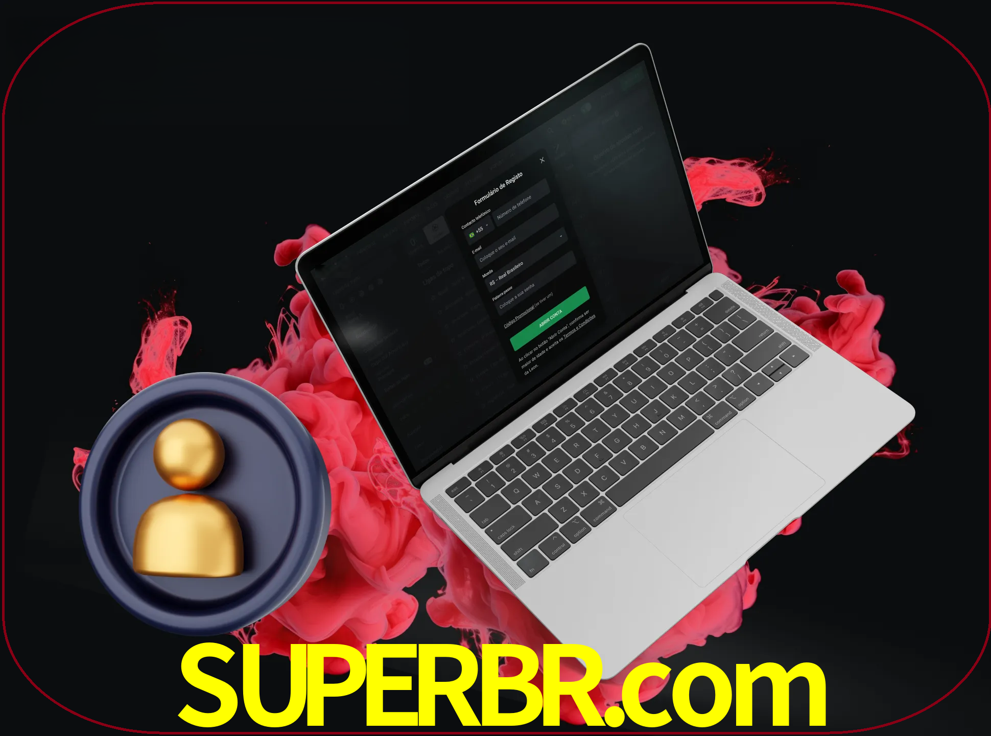 No cabeçalho do site superbr, clique no botão que o levará a um formulário especial onde terá de introduzir as suas informações actuais.