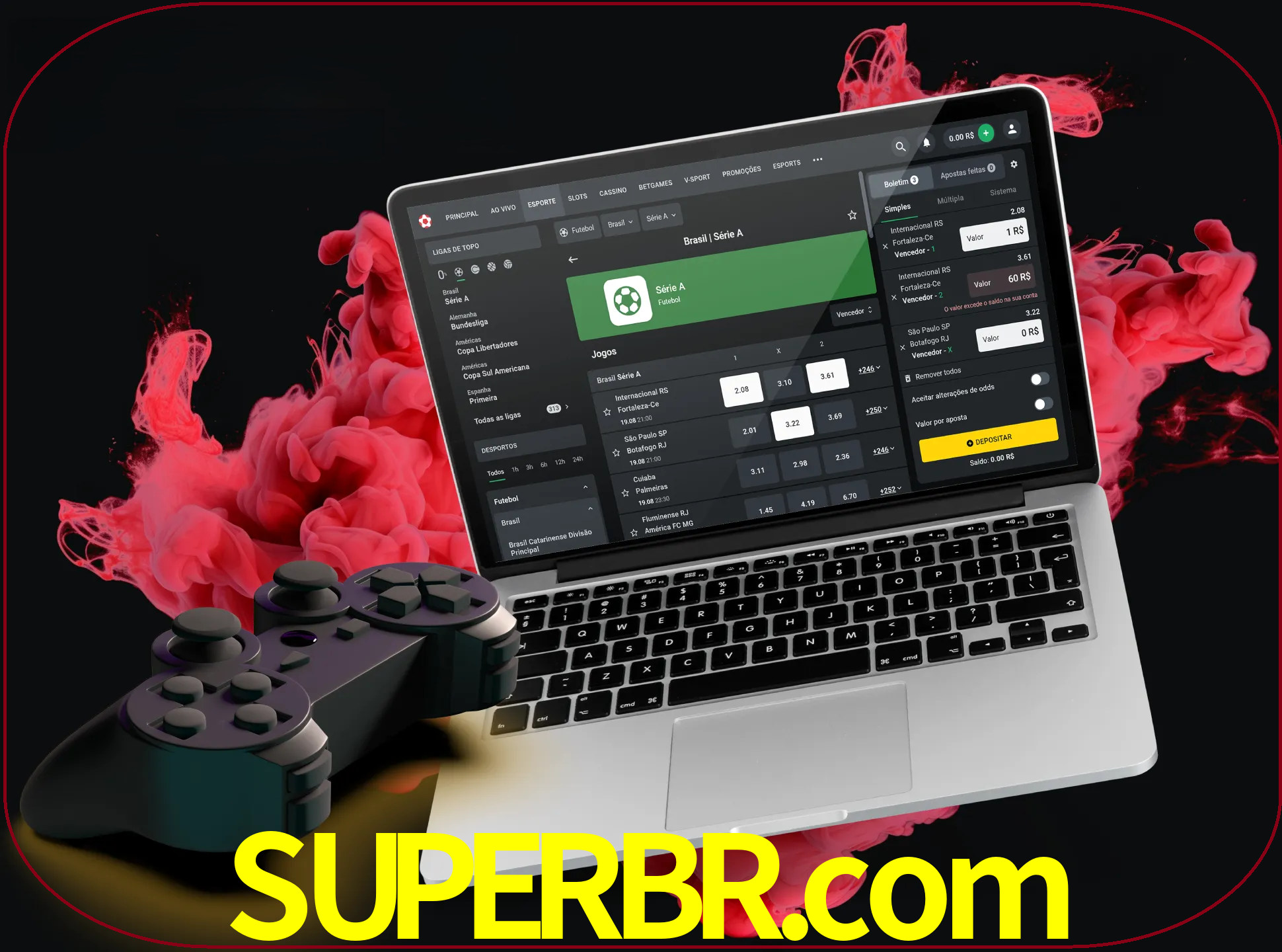 Visite a secção especial de jogos de vídeo em superbr para descobrir em que jogos pode apostar e ganhar muito dinheiro.