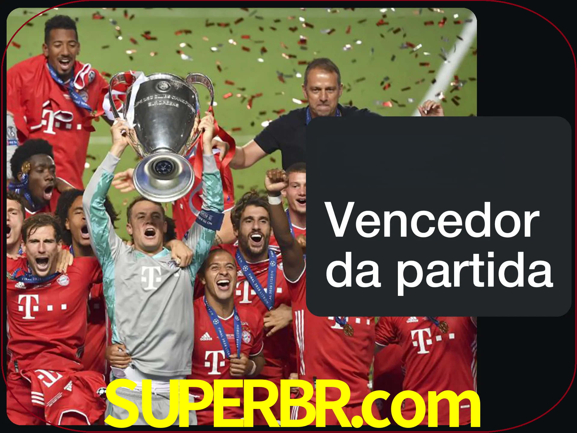 Aposte no vencedor e ganhe uma grande quantia de dinheiro.